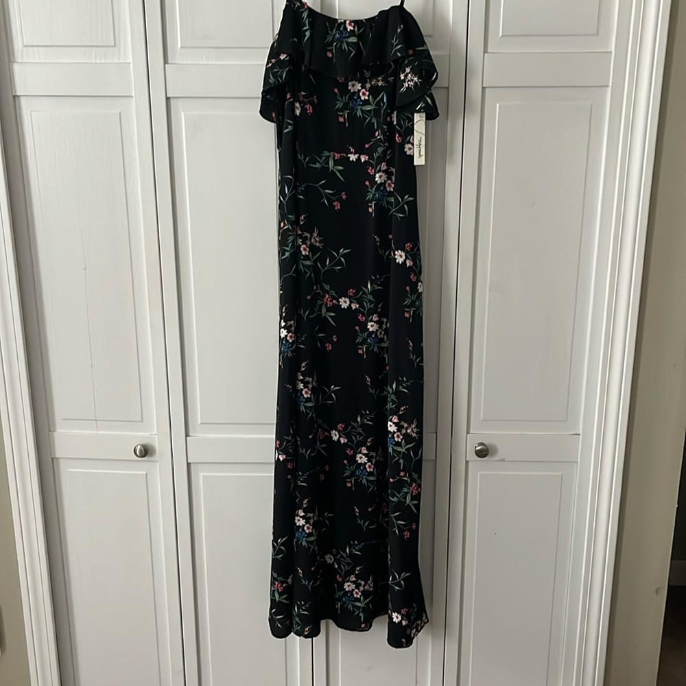 Black floral Maxi Dress